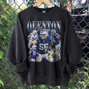 Quenton Nelson Quenton Nelson Indianapolis Football Oversized Sweatshirt